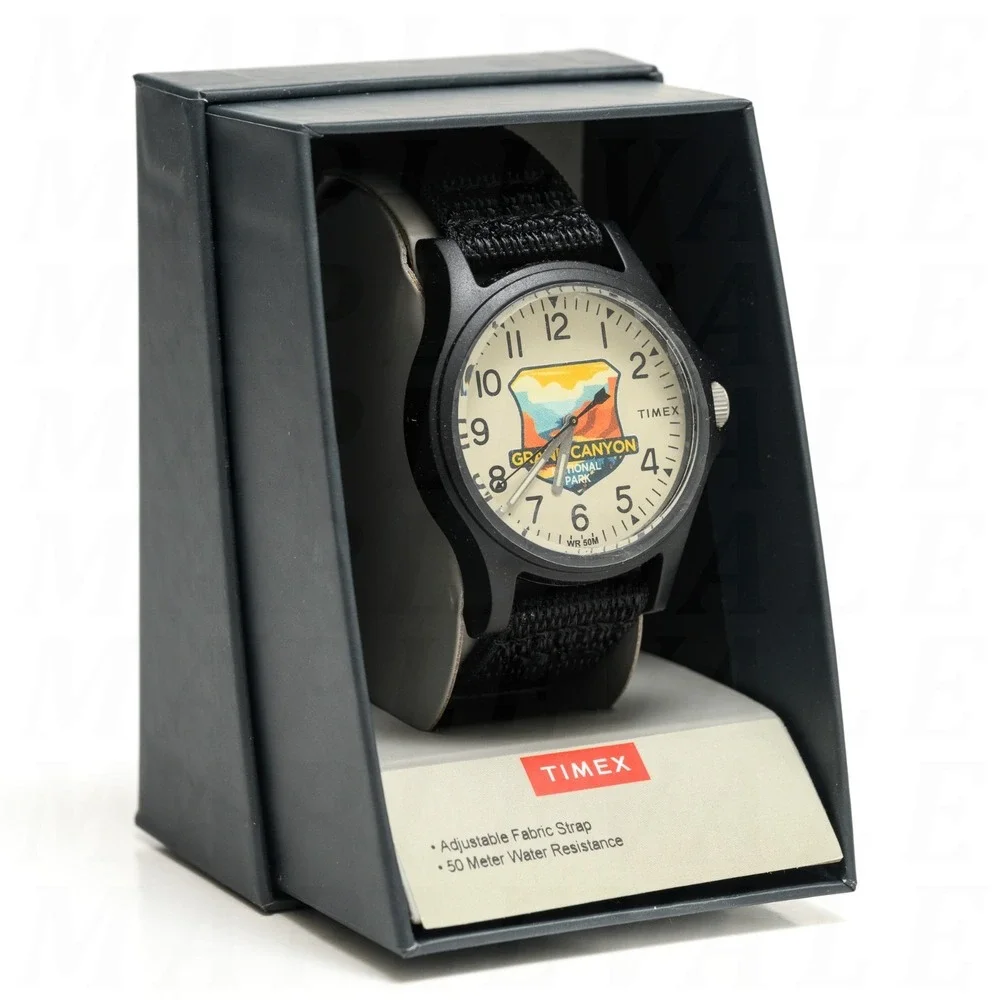 Timex Grand Canyon National Park 40mm Watch w/ Black Strap Unisex Wristwatch NIB